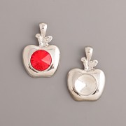 Přívěsek jablko k nalepení Rivoli Swarovski 12mm
