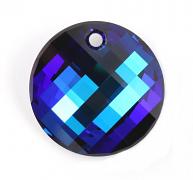 Swarovski Elements přívěsky 6621 – Twist – Bermuda Blue – 28mm