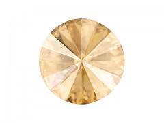 Swarovski Elements Rivoli 1122 – Golden Shadow Foiled – 16mm