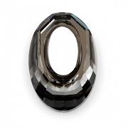 Swarovski Elements přívěsky 6040 – Helios – Silver Night – 40mm