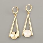 Komponenty pro kamínky Swarovski - náušnice na Rivoli