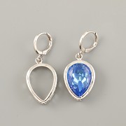 Komponenty pro kamínky Swarovski - náušnice