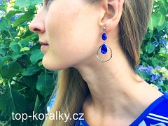 Náušnicové komponenty pro Swarovski Slzičky
