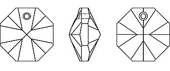 Octagon KOMPONENTY SWAROVSKI 6401