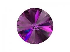 Swarovski Elements Rivoli 1122 – Amethyst Foiled – 8mm