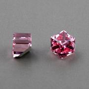 Kostičky Swarovski Elements 4841 – nalepovací seříznuté – Light Rose – 6mm