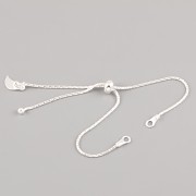 Náramek K DOZDOBENÍ UTAHOVACÍ - Ag925 rhodium