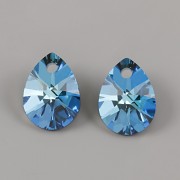 Swarovski Elements přívěsky 6128 – Mini Pear – Bermuda Blue – 10mm