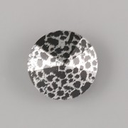 Swarovski Elements Rivoli 1122 – JET SILVER PATINA F - 12mm