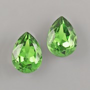 Slzička Swarovski® Crystal 4320 - Fern Green - 14mm