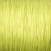 Šnůrka SPLÉTANÁ - jarní zelená - 0,5mm