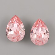 Slzička Swarovski® Crystal 4320 - Light Rose - 14mm