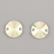 Našívací 3200 RIVOLI Swarovski – Luminous Green MATOVANÝ – 10mm