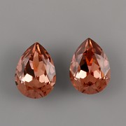 Slzička Swarovski Elements 4320 - Antique Pink F - 10mm