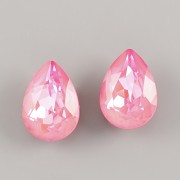 Slzička Swarovski Elements 4320 - Lotus Pink DeLite - 14mm