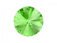 Swarovski Elements Rivoli 1122 – Peridot Foiled – 14mm