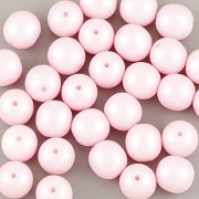 Perličky - 50ks - 6mm - pastelová růžová