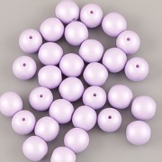 Perličky - 50ks - 6mm - pastelová fialková