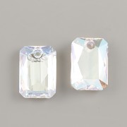 Swarovski Elements přívěsky 6435 Emerald Cut – Crystal Shimmer - 16mm