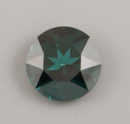 Round Stone Swarovski Elements 1201 – Emerald Foiled – 27mm