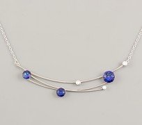 Náhrdelník SWING pro Rivoli nebo Šatony Swarovski - rhodium