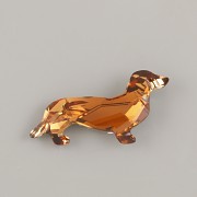 JEZEVČÍK Swarovski – Smoked Topaz - 24x13mm