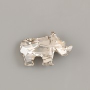 NOSOROŽEC Swarovski – Crystal Satin - 20x13mm