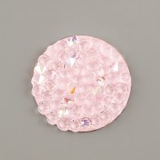 Crystal Rocks Swarovski Elements samolepící - Light Rose AB - 15mm