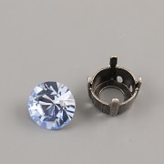 Našívací kotlík pro 1088 Swarovski – 10mm starostříbro