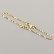 Náramek K DOZDOBENÍ OVÁLNÝ- 15,5cm - Ag925 pozlacené