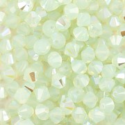 Swarovski Elements korálky XILION 5328 – Sluníčka – Chrysolite Opal Shimmer – 6mm