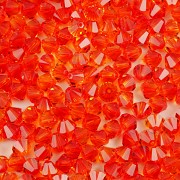 Swarovski Elements korálky XILION 5328 – Sluníčka – Fireopal - 6mm