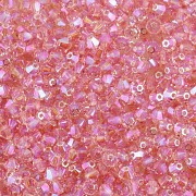 Swarovski Elements korálky XILION 5328 – Sluníčka – Light Rose Shimmer 2X – 3mm