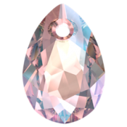 Swarovski přívěsek 6433 Pear Cut – Light Rose Shimmer - 16mm