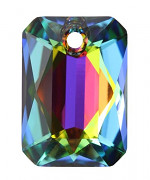 Swarovski Elements přívěsky 6435 Emerald Cut – Vitrail Medium - 11mm