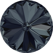 Swarovski Elements Rivoli 1122 – Graphite Foiled – 14mm