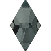 Rhombus Flat Back Swarovski Elements 2709 - Black Diamond F - 13mm