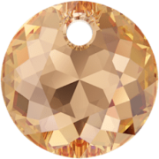 Swarovski Elements přívěsky 6430 Classic Cut – Golden Sunrise - 10mm