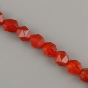 Korálky z minerálů - Broušený jaspis červený - 8mm