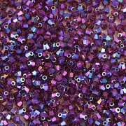 Swarovski Elements korálky 5328 – Sluníčka – Amethyst Shimmer 2x – 3mm