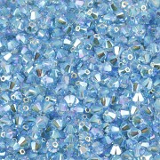 Swarovski Elements korálky XILION 5328 – Sluníčka – Aquamarine AB 2x – 4mm