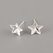 Puzety - pro nalepení Star Fancy Swarovski Elements 4745 - Ag925 rhodium