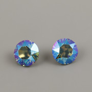 Swarovski Elements XIRIUS Chaton 1088 – Erinite Shimmer - 8mm