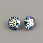 Swarovski Elements XIRIUS Chaton 1088 – Jet White Patina F - 8mm