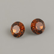 Swarovski Elements XIRIUS Chaton 1088 – Smoked Topaz F - 8mm