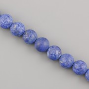 Korálky z minerálů - Lapis Lazuli POLOMAT - 8mm