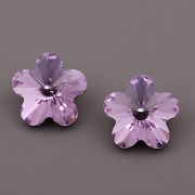 FLOWER Swarovski Elements 4744 – Violet Foiled – 6mm