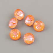 Swarovski Elements XIRIUS Chaton 1088 – Orange Glow DeLite – 6mm