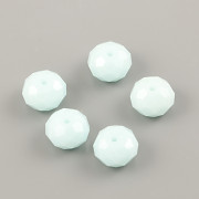 Briolette korálek 5040 Swarovski Elements - Mint Alabaster - 8mm