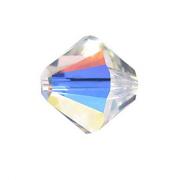 Swarovski Elements korálky XILION 5328 – Sluníčka – Crystal AB – 3mm